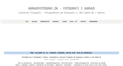 Desktop Screenshot of aarhusfotograf.dk